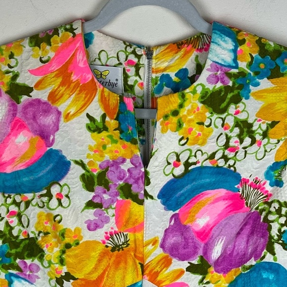 Flutterbye | True Vintage 60s Groovy Floral Hawaiian Midi / Maxi Dress | M - Picture 5 of 14